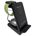 Beline HY08 3-in-1 Wireless Charging Station - 15W (Open Box - Bulk) - Black